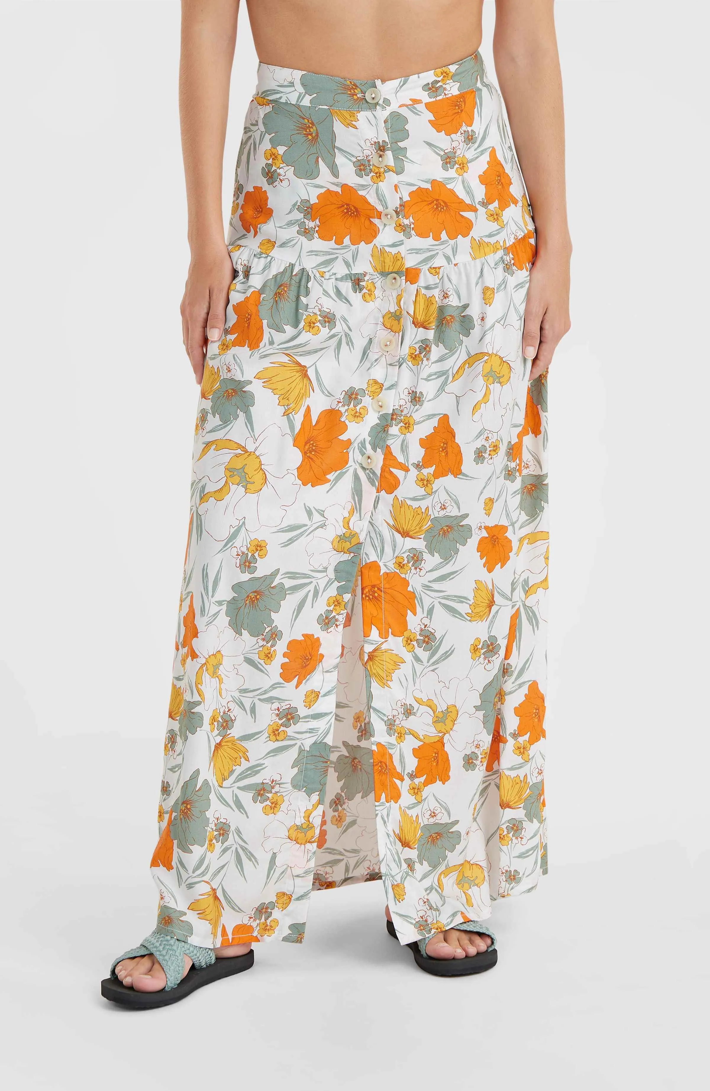 Alofa Maxi Skirt | White Bluemchen