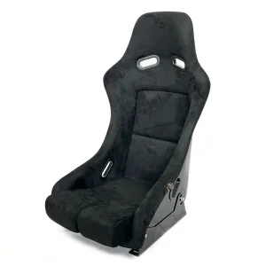 BB5 Suede Fibreglass Bucket Seat Large   Runners & Sidemounts