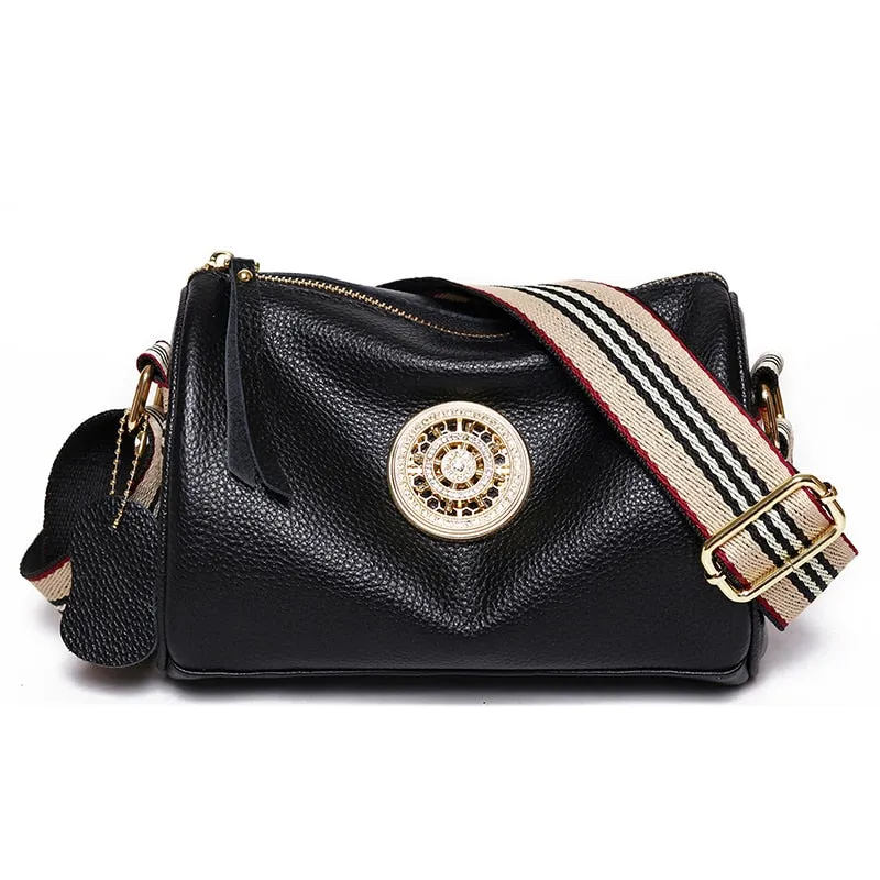 Bolsa de Ombro Feminina Pequena Couro - Luna Chic