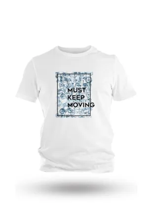 CAMISETA GOLA SILK KEEP MOVING M/C