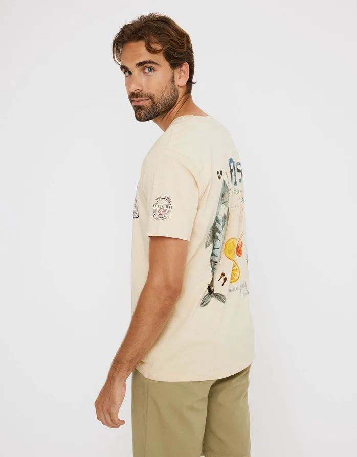 Camiseta Manga Corta Beige - Peer