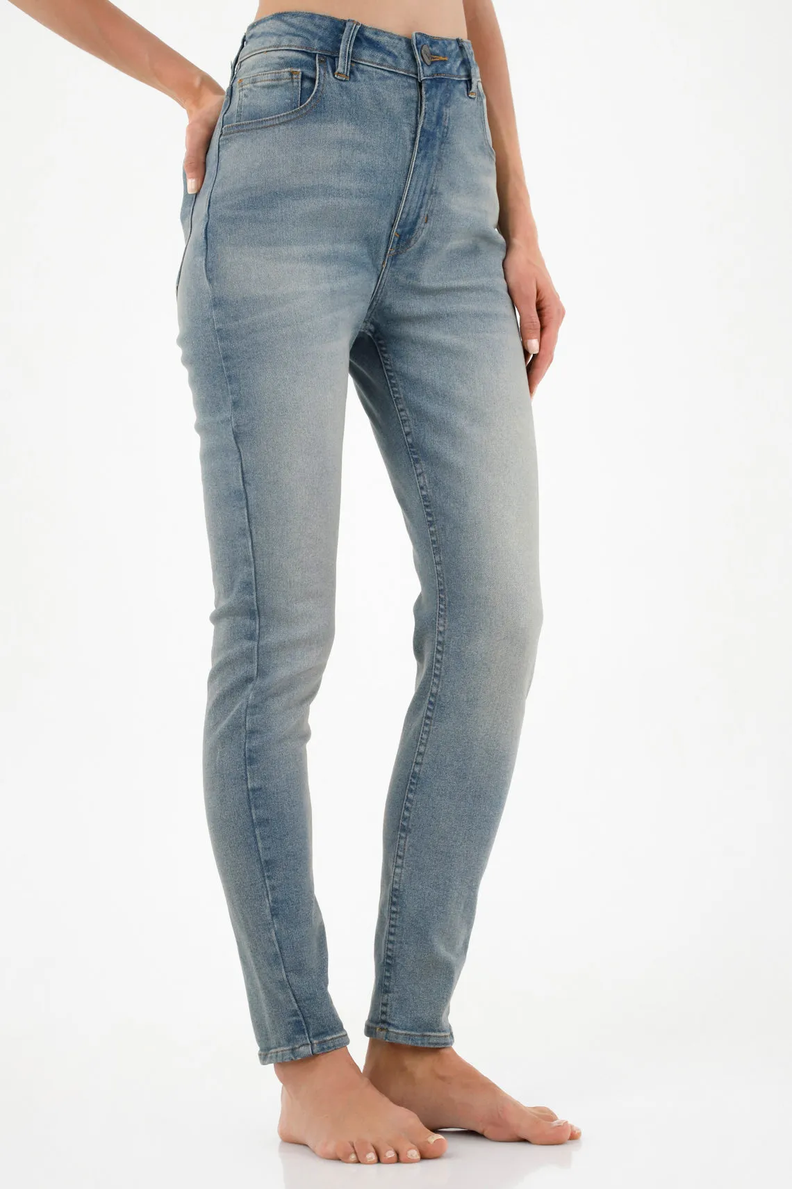 Jean Jegging azul para mujer