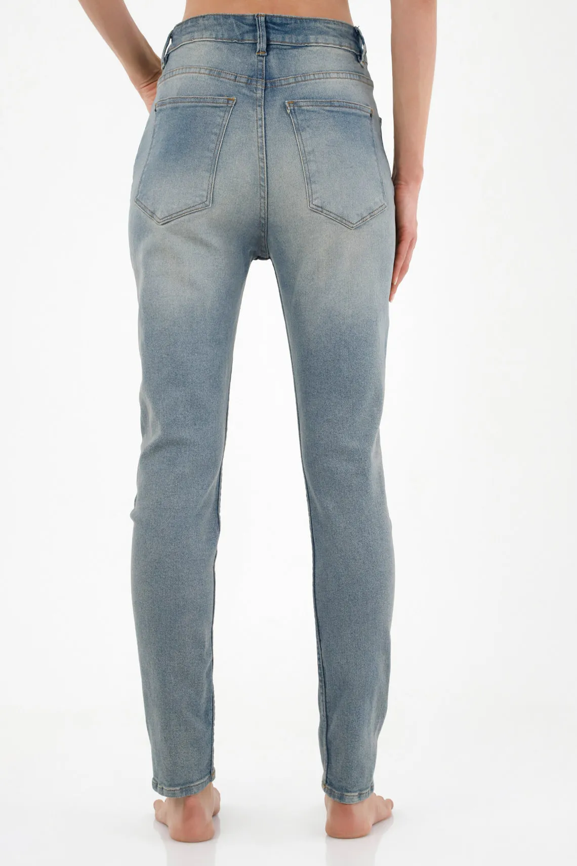 Jean Jegging azul para mujer