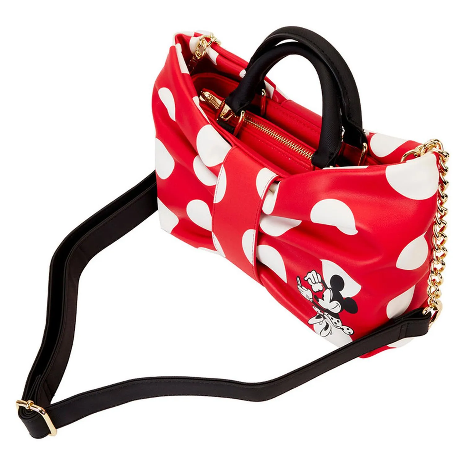 Loungefly Crossbody Minnie Rocks The Dots Mickey Mouse And Friends