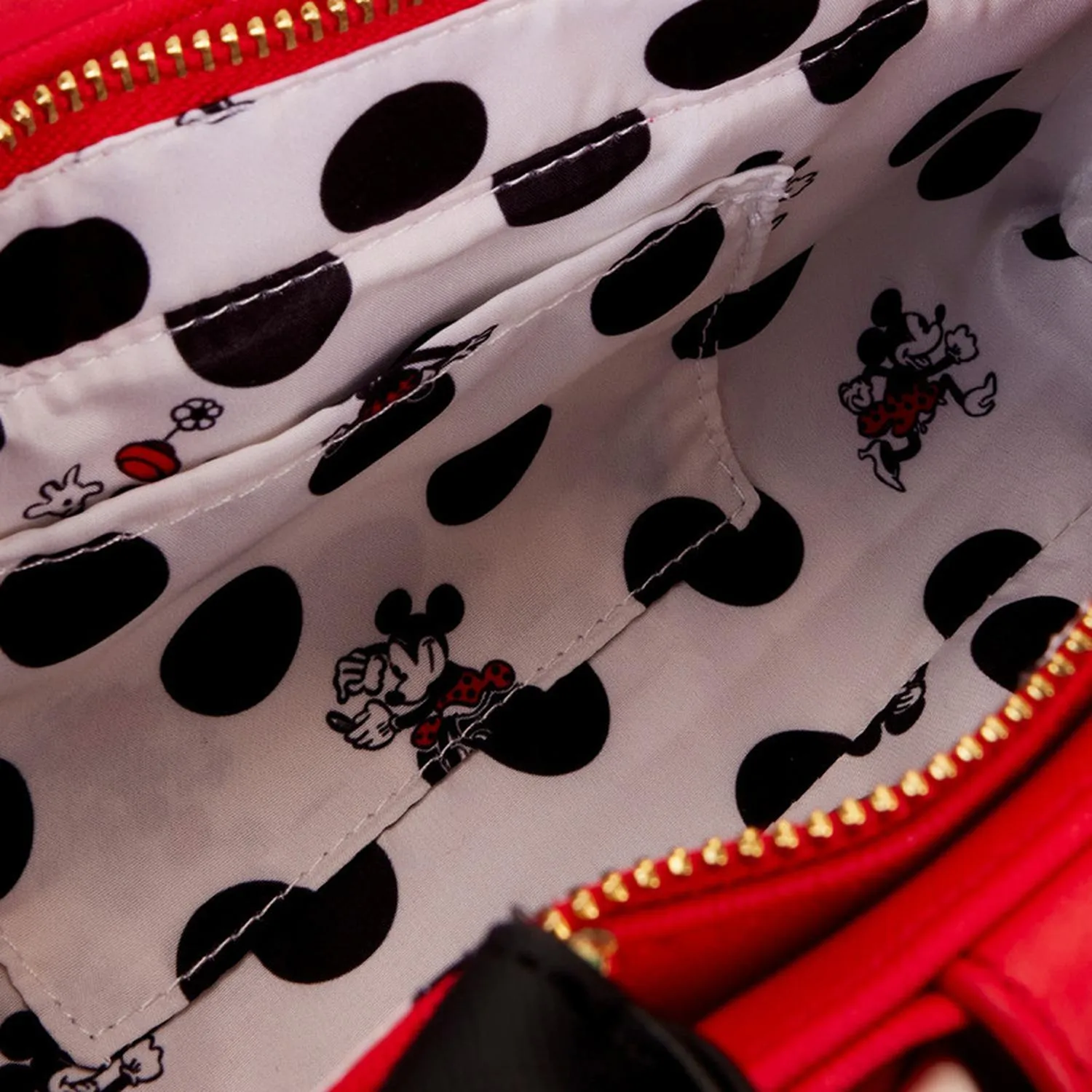 Loungefly Crossbody Minnie Rocks The Dots Mickey Mouse And Friends