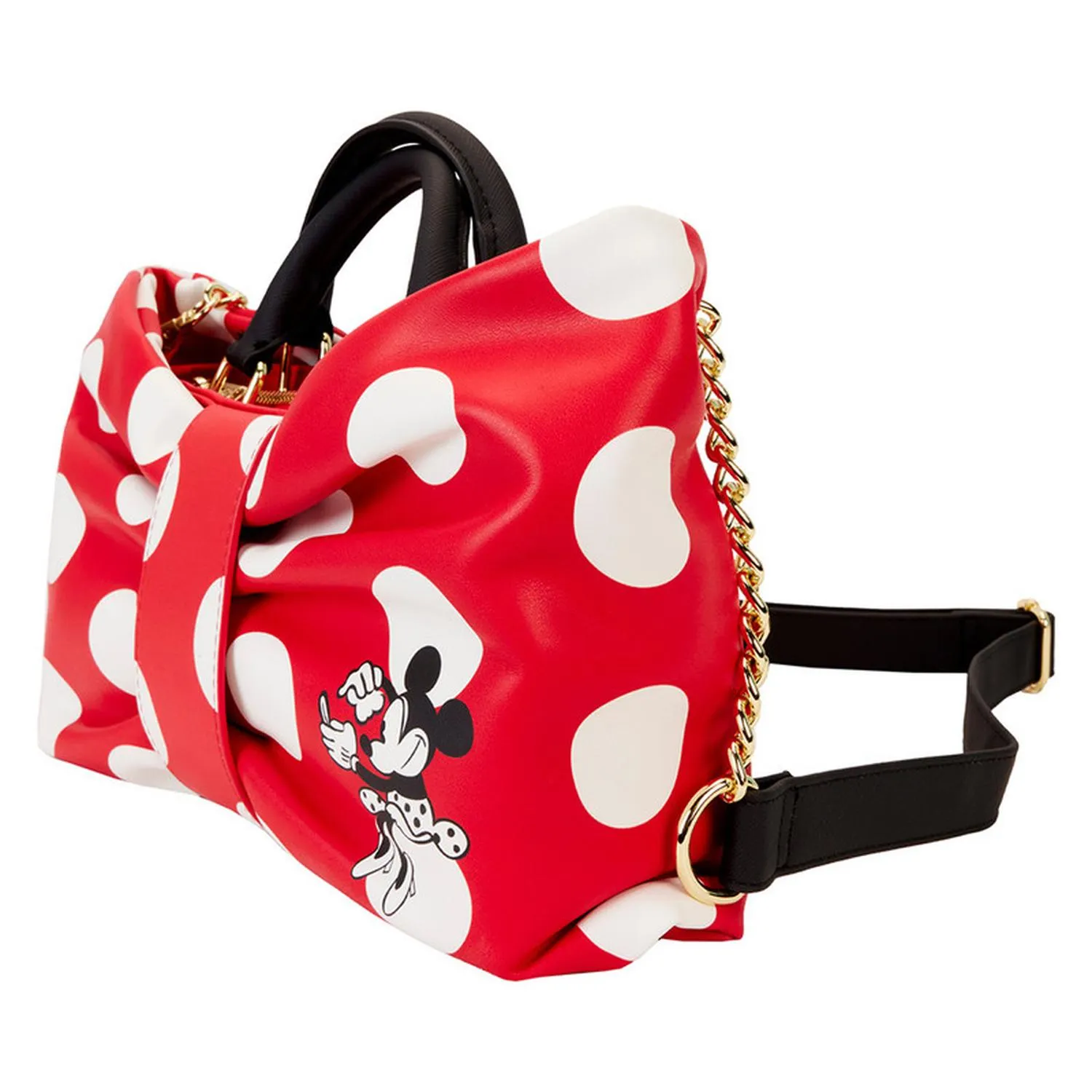 Loungefly Crossbody Minnie Rocks The Dots Mickey Mouse And Friends