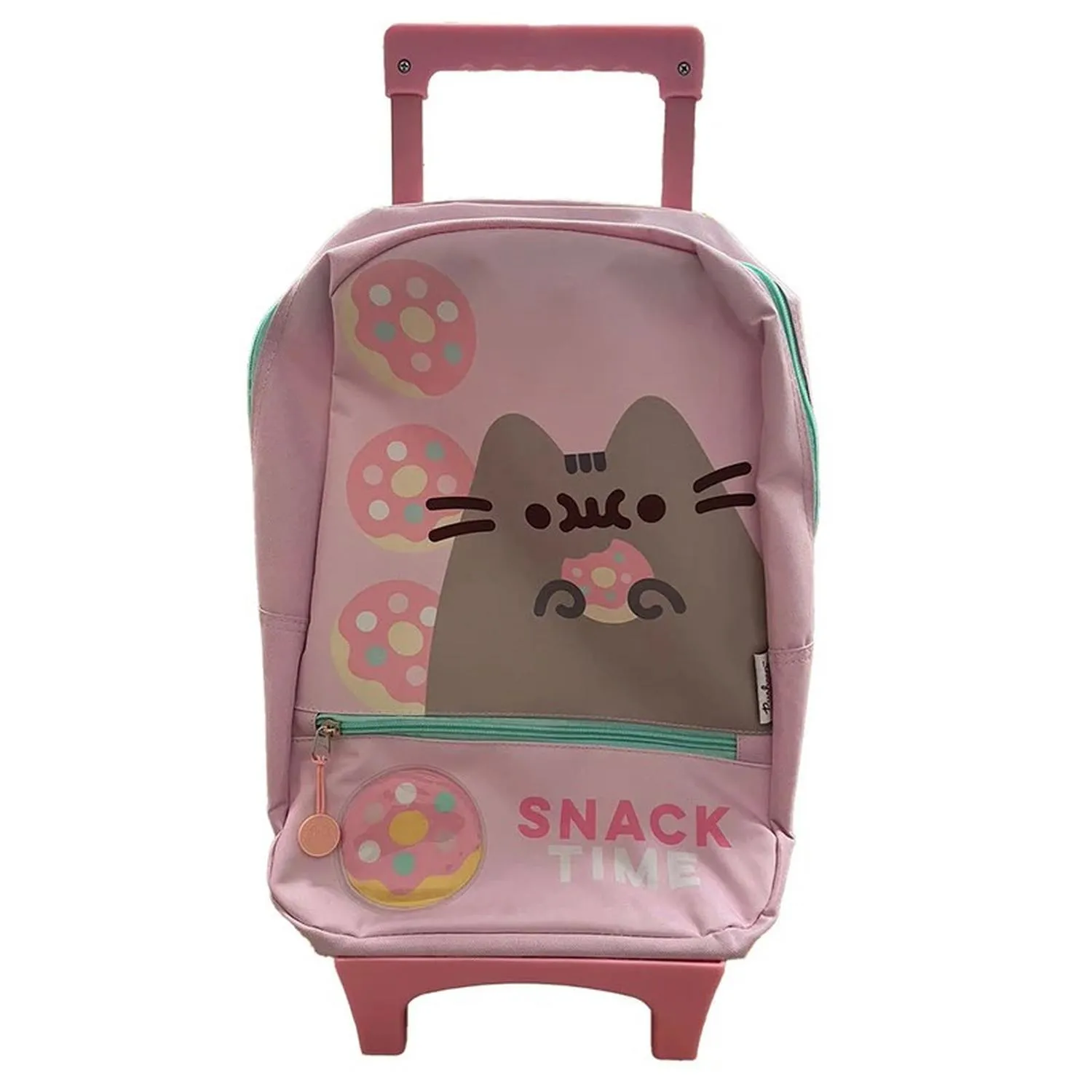 New Arrival Kee Pack Mochila Con Ruedas Rosa Snack Time Pusheen