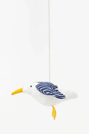 Peluche de gaviota Blanco y azul 2x15 cm - D2275