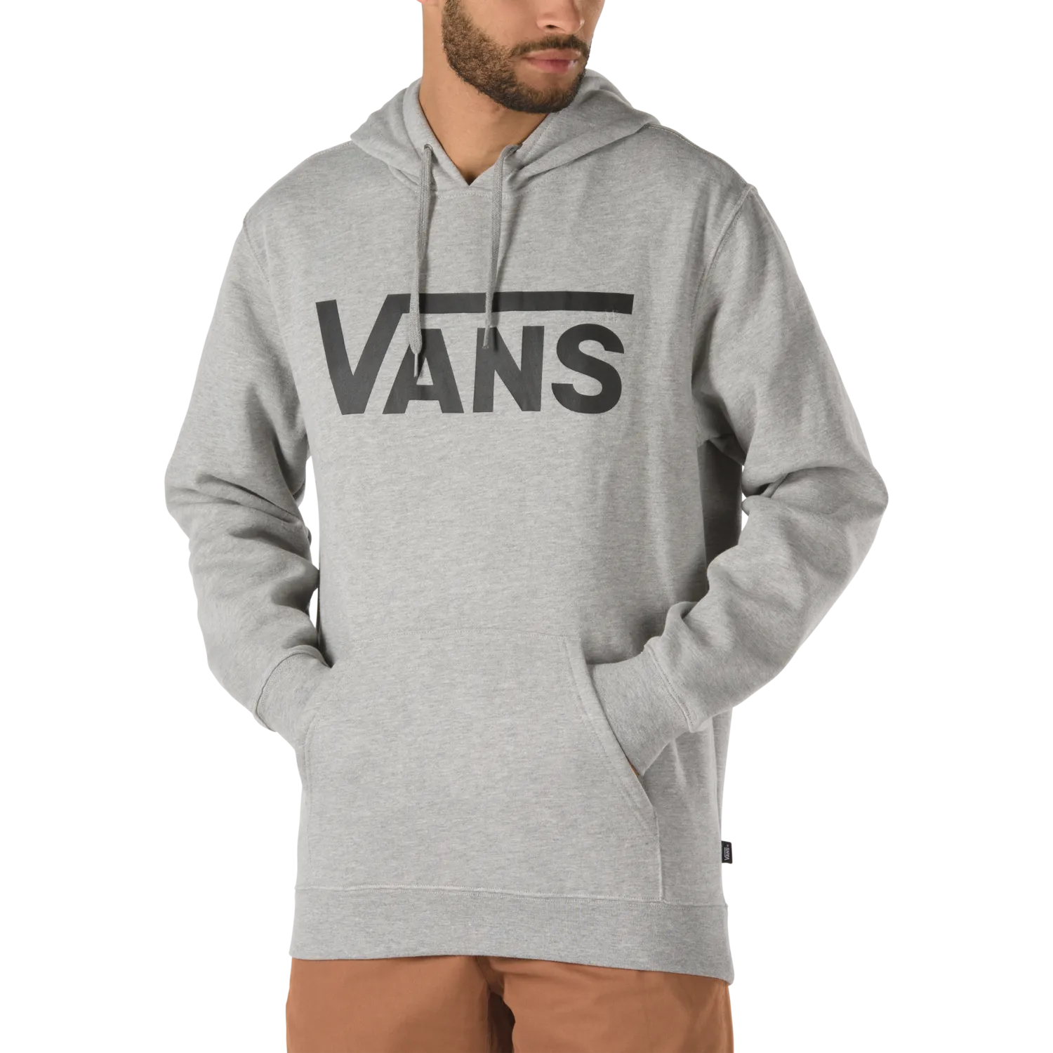 Poleron con capucha Vans Classic Cement Heather-Black