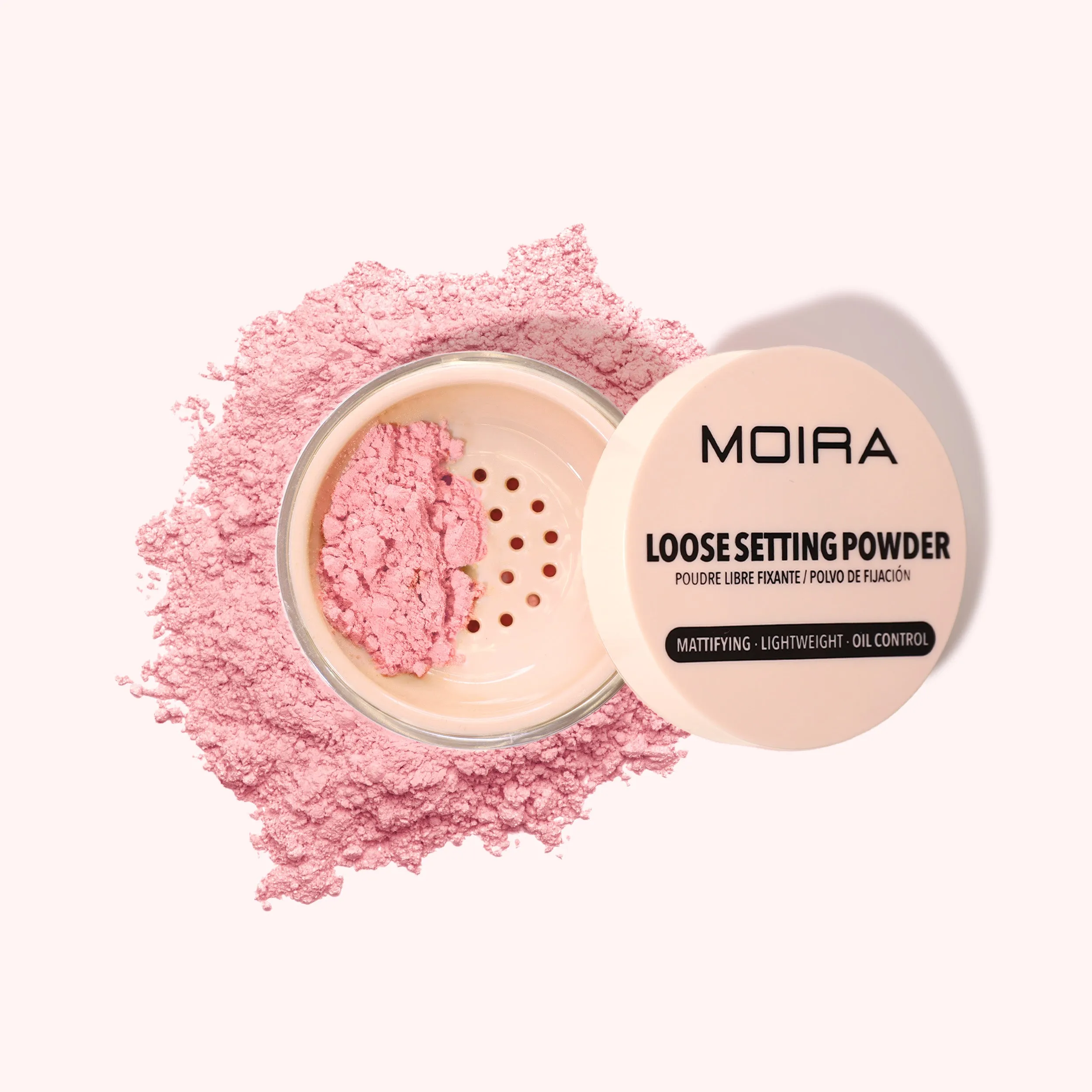 POLVO FIJADOR  LOOSE SETTING POWDER 008 PINK - MOIRA