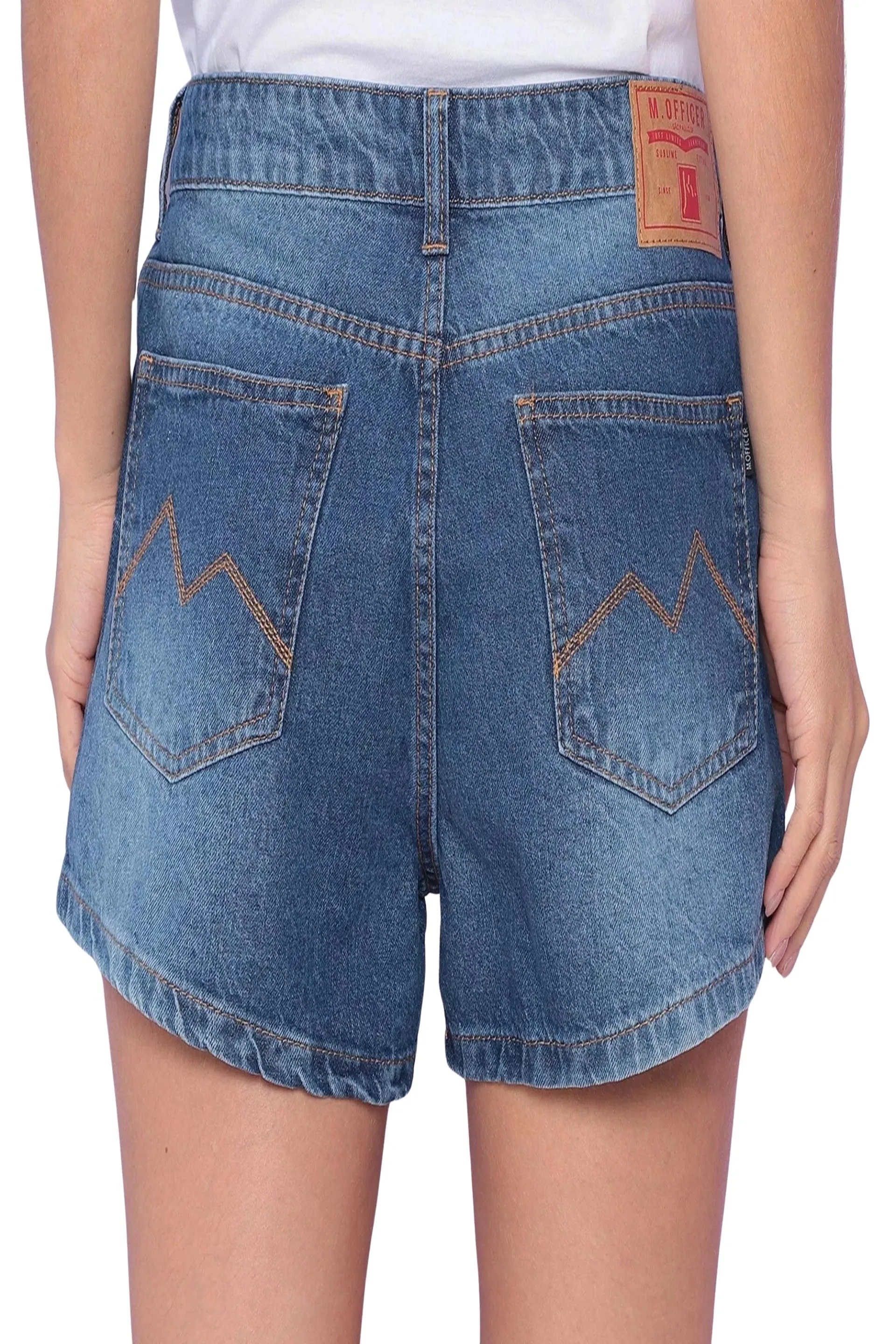 SHORTS JEANS C4 BLUE WASH