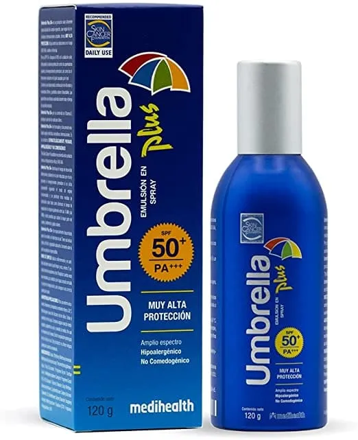 Umbrella Plus Spray SPF 50 , Protector Solar en Spray de Amplio Espectro